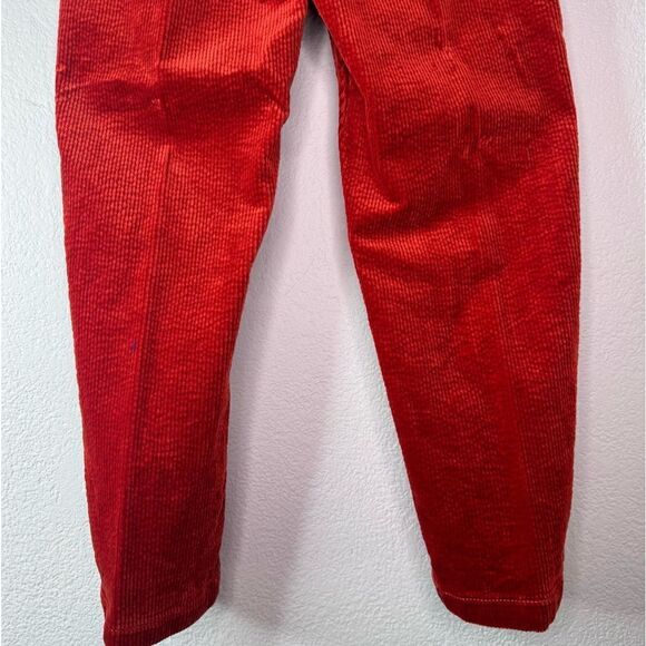 Judy Blue Rust Corduroy High Waist Ankle Straight Carpenter Jean Pants Sz 7/28 - Picture 6 of 12